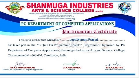 National level online quiz on C programming |c programming quiz |Free E-certificate within 2 minutes