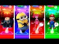 Felonious Gru🆚Minion🆚Mommy long leng🆚Mario/who is tiles 