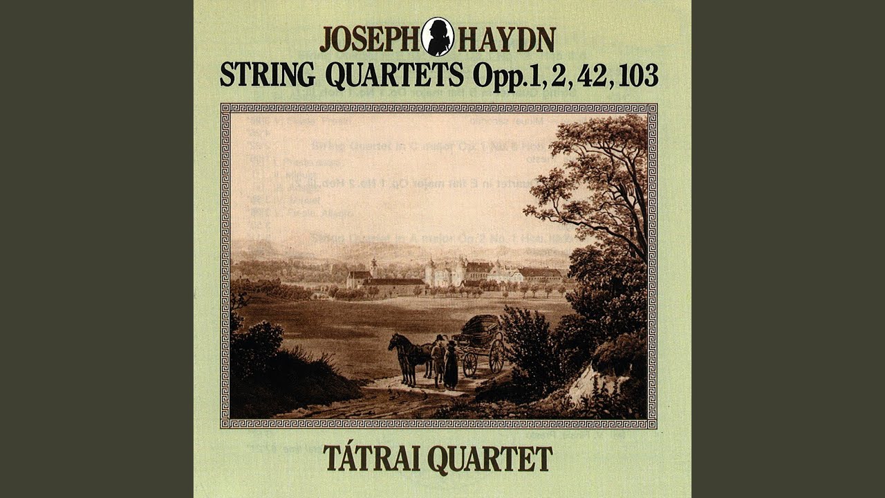Assista a String Quartet in B flat major Op. 1 No. 1 Hob. III:1: V. Finale. Presto no YouTube
