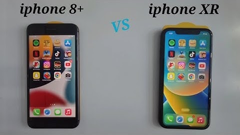 iphone XR VS iphone 8 Plus in 2022 || Speed Test