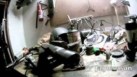 homemade Gas forge part 3 new burner