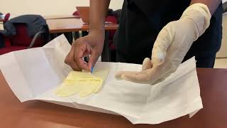 How To Put On Surgical/Sterile Gloves | How To Remove Soiled Gloves | Medical Assisting