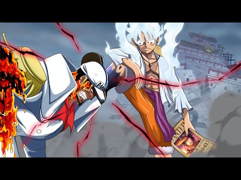 Luffy Gear 5 vs Akainu: Save Sabo,Akainu kneel under Luffy Haki Power | One Piece Fan Anime (Part 1)