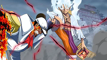 Luffy Gear 5 vs Akainu: Save Sabo,Akainu kneel under Luffy Haki Power | One Piece Fan Anime (Part 1)