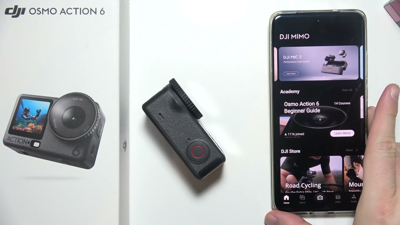 DJI Osmo Action 6: Как включить/выключить автоматическое вращение экрана