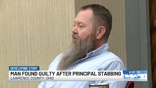 Man found guilty of attempted murder charge after stabbing principal