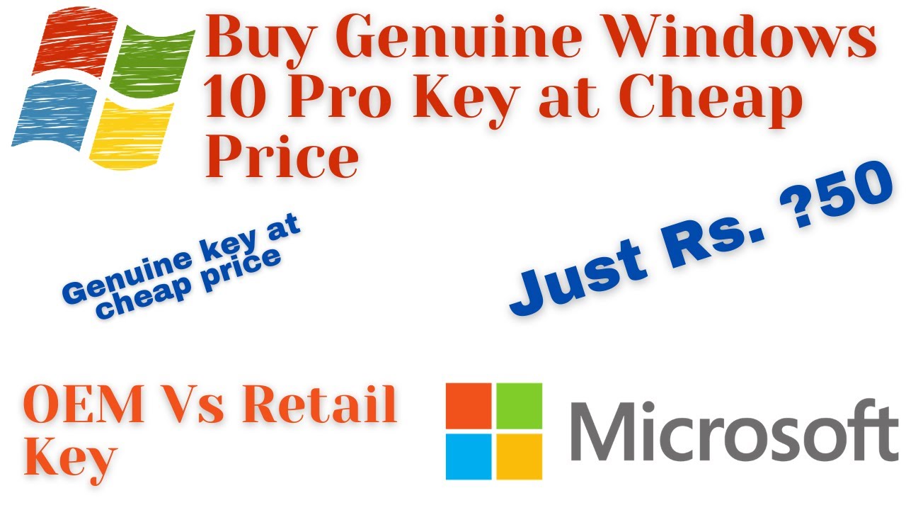 windows 10 pro oem vs retail key