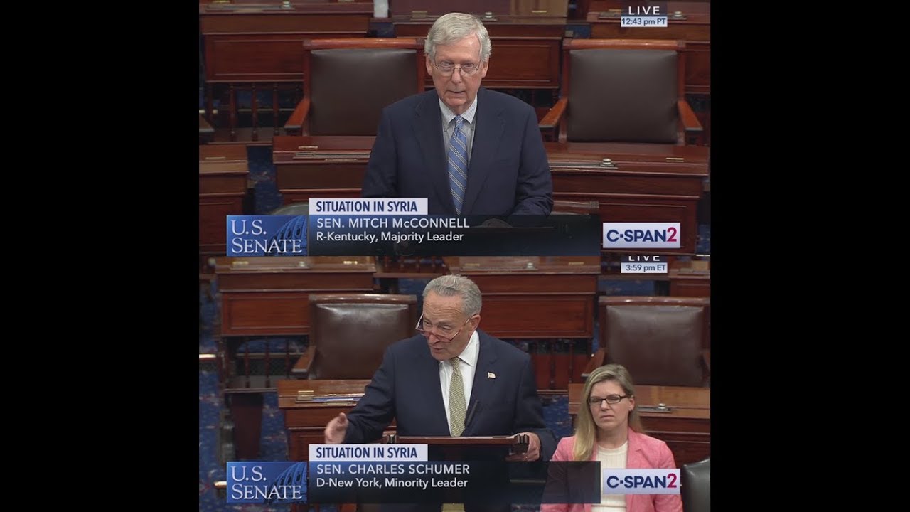 Senate Leaders on Impeachment Inquiry - YouTube