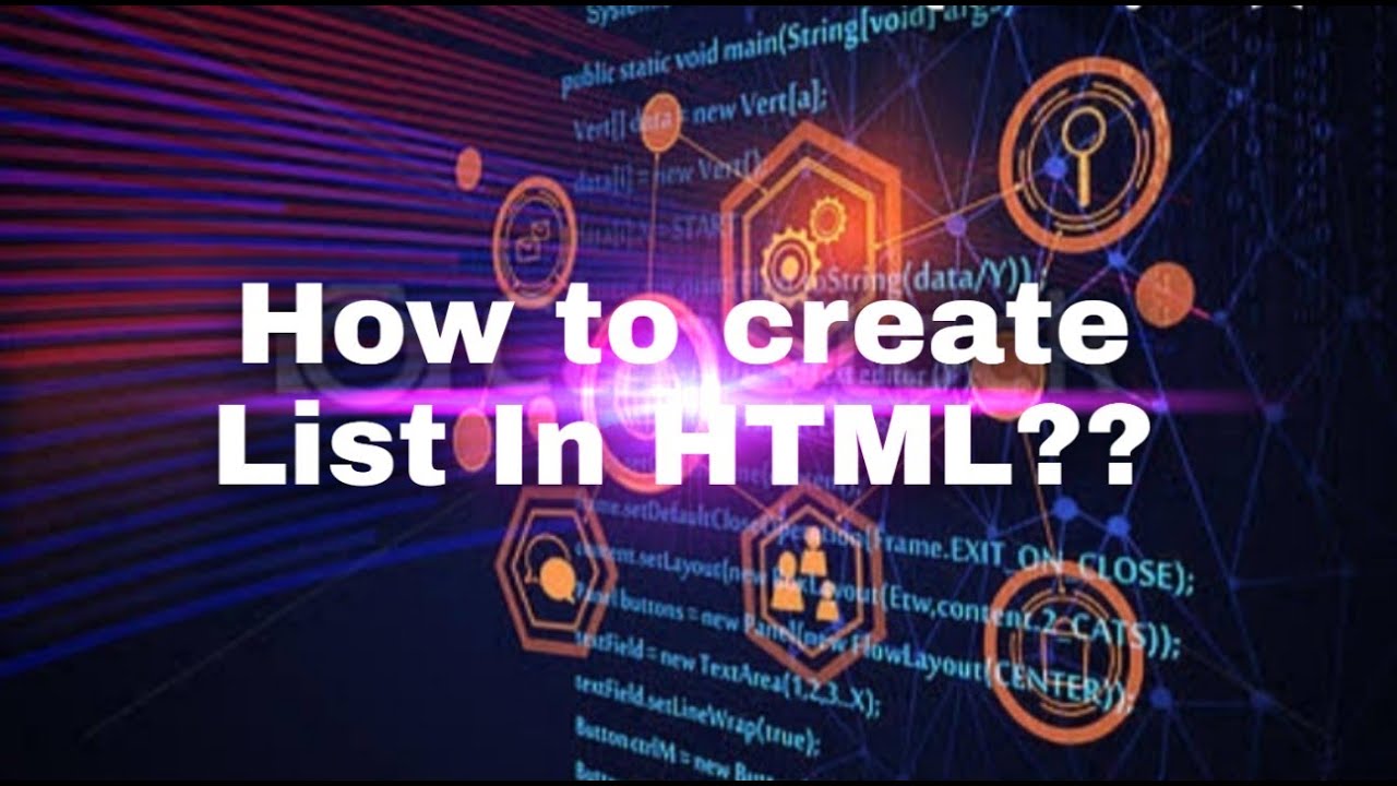 How to create list in HTML??||How to programme HTML in visual studio code and notepad??||Latest||