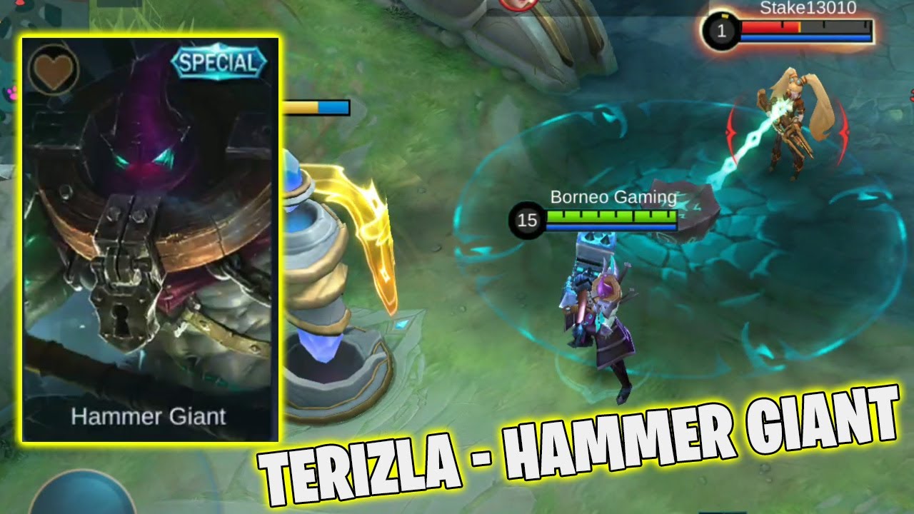 Terizla Special Skin "Hammer Giant" Gameplay & Animation
