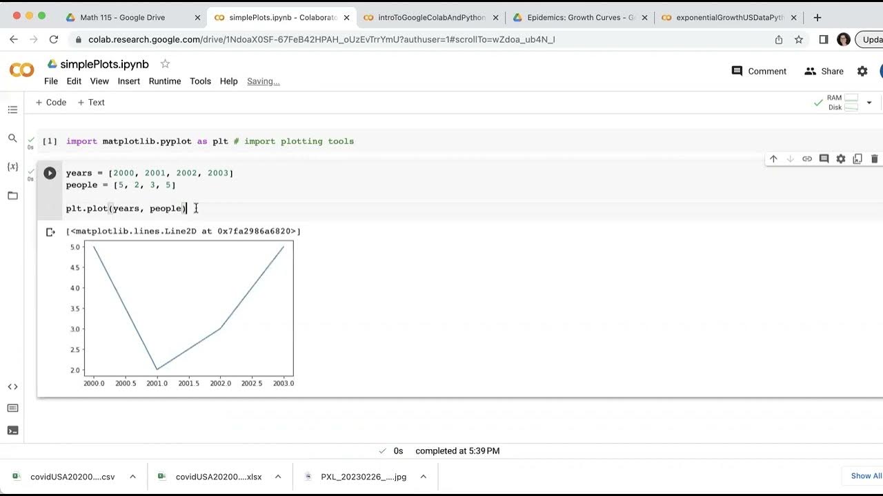 Intro to Plotting with matplotlib - YouTube