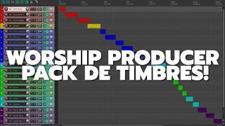Pack de Timbres Worship Producer Reaper - Pianos, Pads, Bells, Plucks, Synth Bass, Drums, Bass