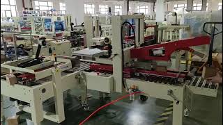 Solpack brother automatic flap folding carton sealer packing line 9356625927
