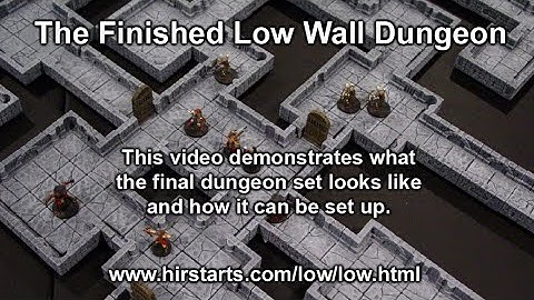 The Finished Low Wall Dungeon