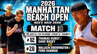 Gage Basey Thomas Hurst v Ford Harman Malachi Brewington 2026 Manhattan Beach Open partial match