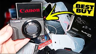 BEST BUY DUMPSTER DIVING JACKPOT!! FOUND CANON CAMERA!! LUCKY BEST BUY DUMPSTER DIVE JACKPOT!!