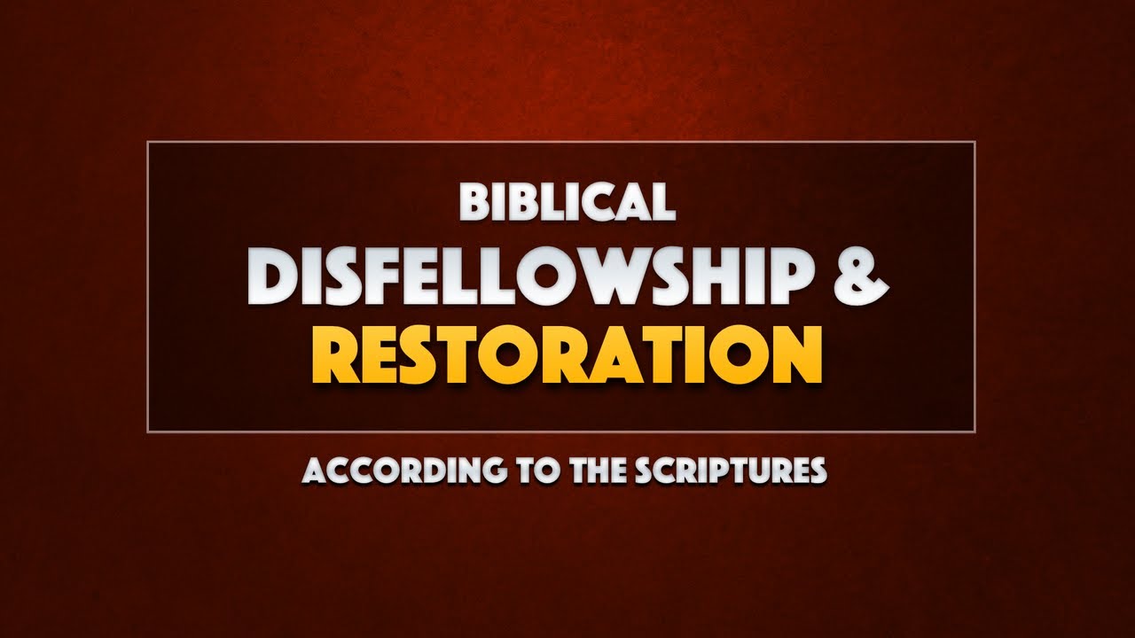 Disfellowship in the bible
