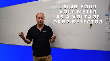 Using Your Voltmeter As a Voltage Drop Detector