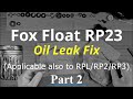 Mtb maintenance fox float shocks oil leak fix   part2 full rebuild for home mechanics