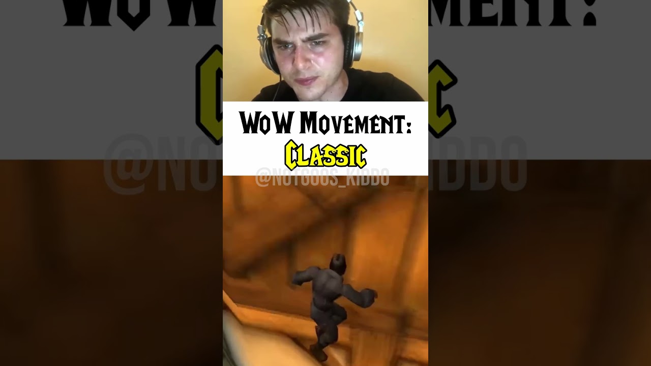 Retail vs Classic - WoW Movement #worldofwarcraft #wowclassic #wowretail #gaming #warcraft #wowmemes