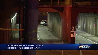 LMPD: Woman killed in crash near UofL's campus