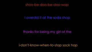 Video thumbnail of "Soda Shop by Jay Brannan with Lyrics"