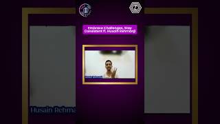 Embrace Challenges &amp; Stay Consistent ft. Husain Rehmanji #intelligenz #life  #interview #coding