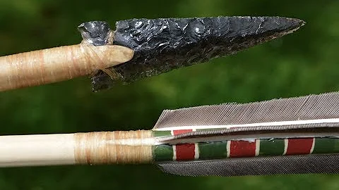 Ishi Arrow Part 1. How to make a primitive Native ...