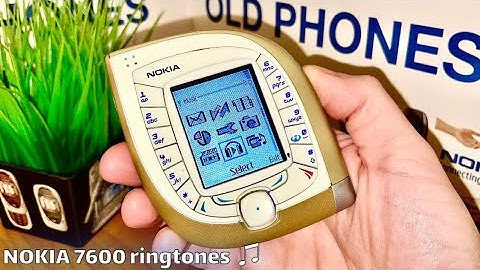 Nokia 7600 ringtones 🎵 - by Old Phones World