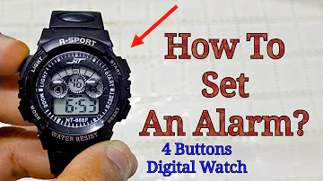 How To Set An Alarm on a Digital Sport Watch? (Aliexpress/Ebay)
