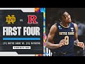 Notre Dame vs. Rutgers - First Four NCAA tournament extended highlights