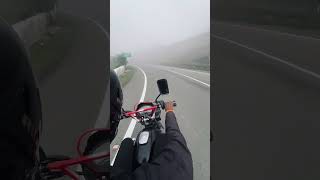 Bike ride in fog #automobile #bike #fog #fogride #gopro