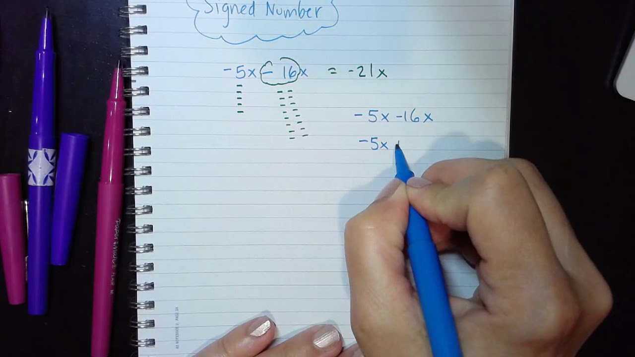 0302 Signed Numbers - YouTube
