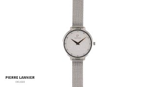 Montre Femme Pierre Lannier Eolia Blanche Acier Gris - 040J608 vidéo