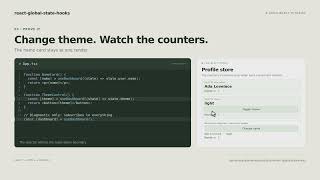 Precise React Selectors and Render Counts | react-global-state-hooks