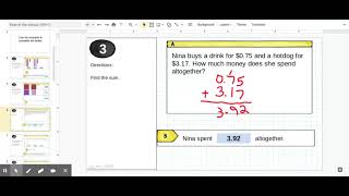 Strategies for Adding Decimals #3 - Google Slides