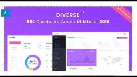 Diverse - Responsive Dashboard Admin UI Kits | Themeforest Templates