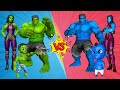 FAMILY HULK VS FAMILY BLUE HULK : RISE OF THE BEASTS : Who Is The King Of Monsters?