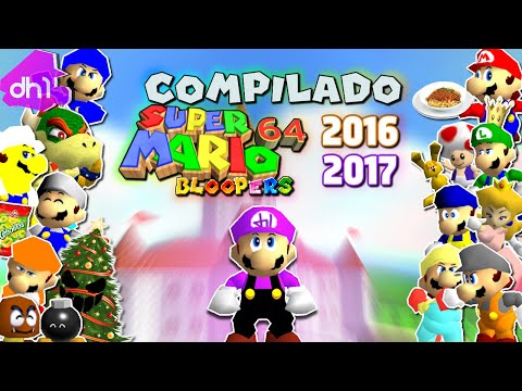 SM64 Bloopers BR: COMPILAÇÃO SM64 BLOOPERS DE 2016-2017