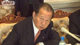 二階氏　安保法案急がず、野党に「真摯な議論を」(15/05/26)