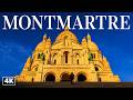 Is Montmartre really the Most Beautiful Neighborhood in the Paris? 4K Walk