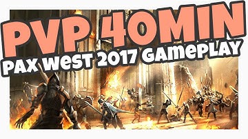 Ashes of Creation - PvP 40min Gameplay - All 4 Classes - PAX West 2017