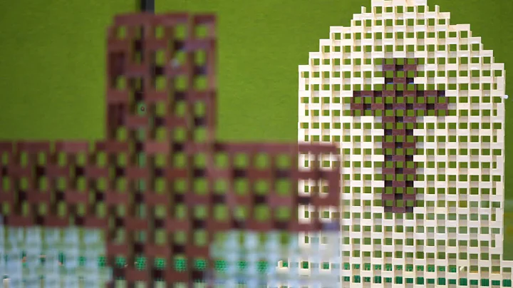 Spooky Graveyard in 29,517 dominoes | Halloween Sp...