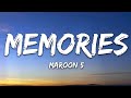 Maroon 5  memories lyrics