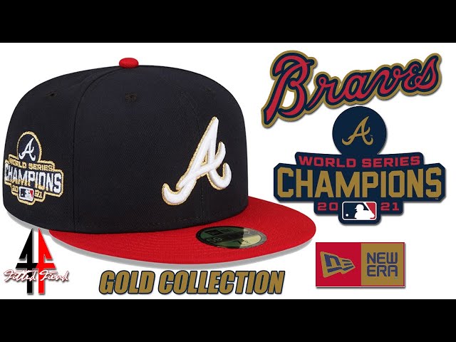 Nike 2021 World Series MLB Atlanta Braves White Gold Program