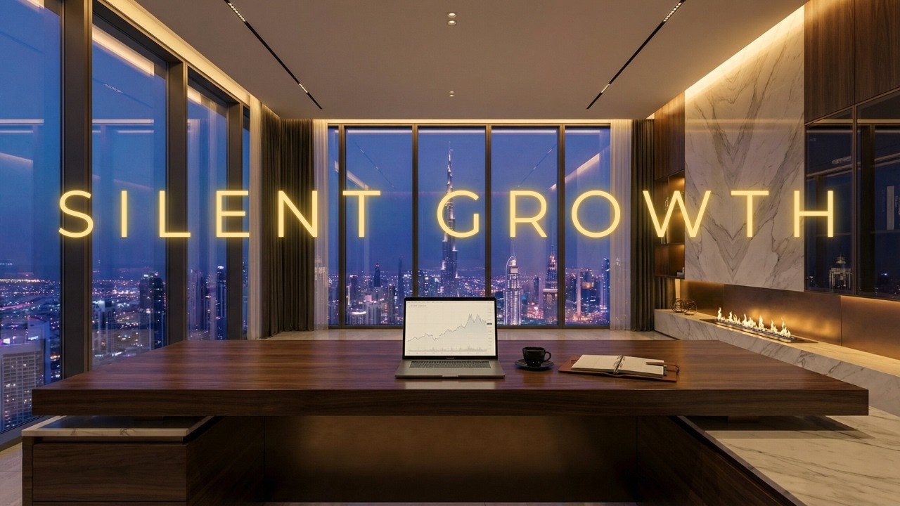 Focus Music For Work & Productivity | The CEO Office - Dubai at Night