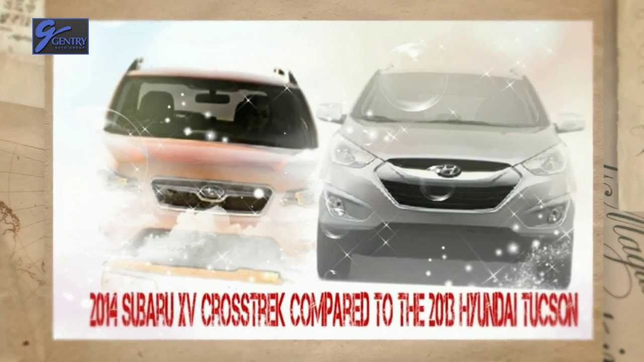 2014 Subaru XV Crosstrek Compared to the 2013 Hyundai Tucson - YouTube