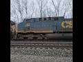 Railroad signals and CSX train 367! #shorts #csx #43 #freight #train