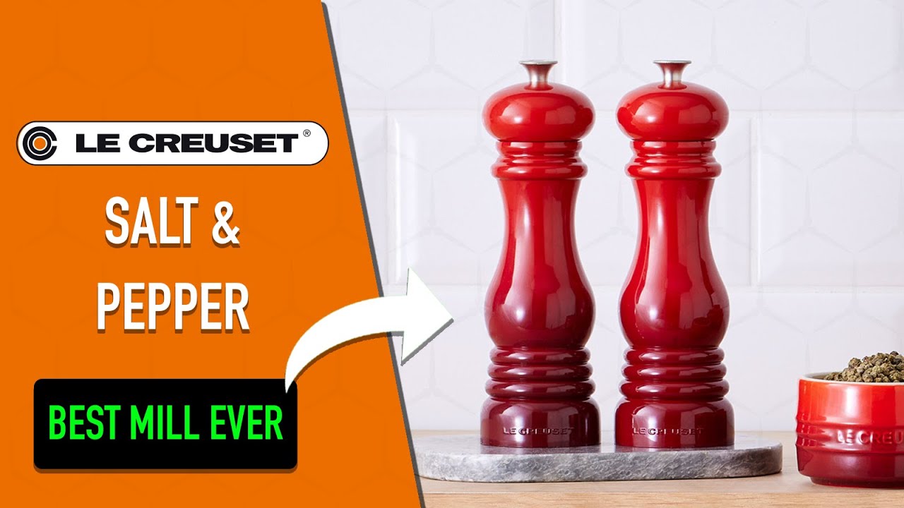 Le Creuset Salt & Pepper Mill Review How to use salt & pepper mill