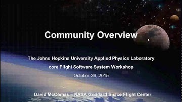 2015 CFS 01 Welcome David McComas